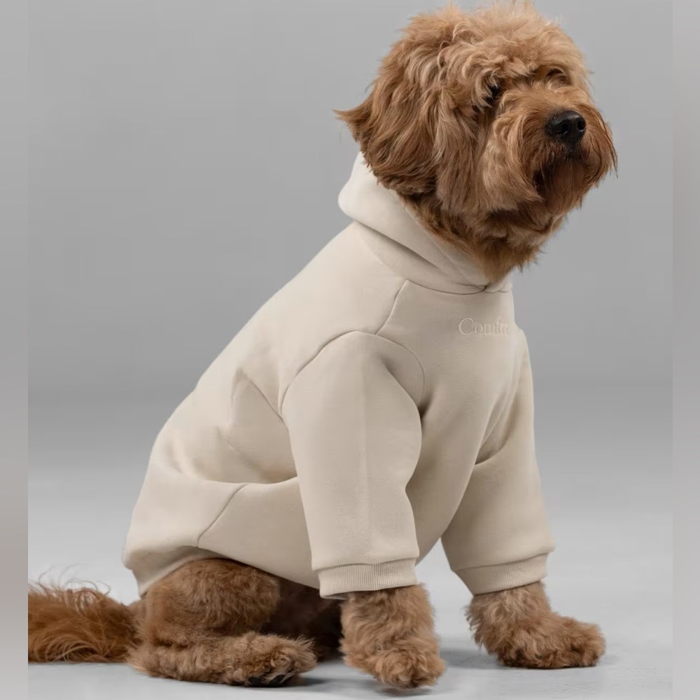 Comfrt Signature Paw Hoodie 4XL Bone - Picture 2 of 5